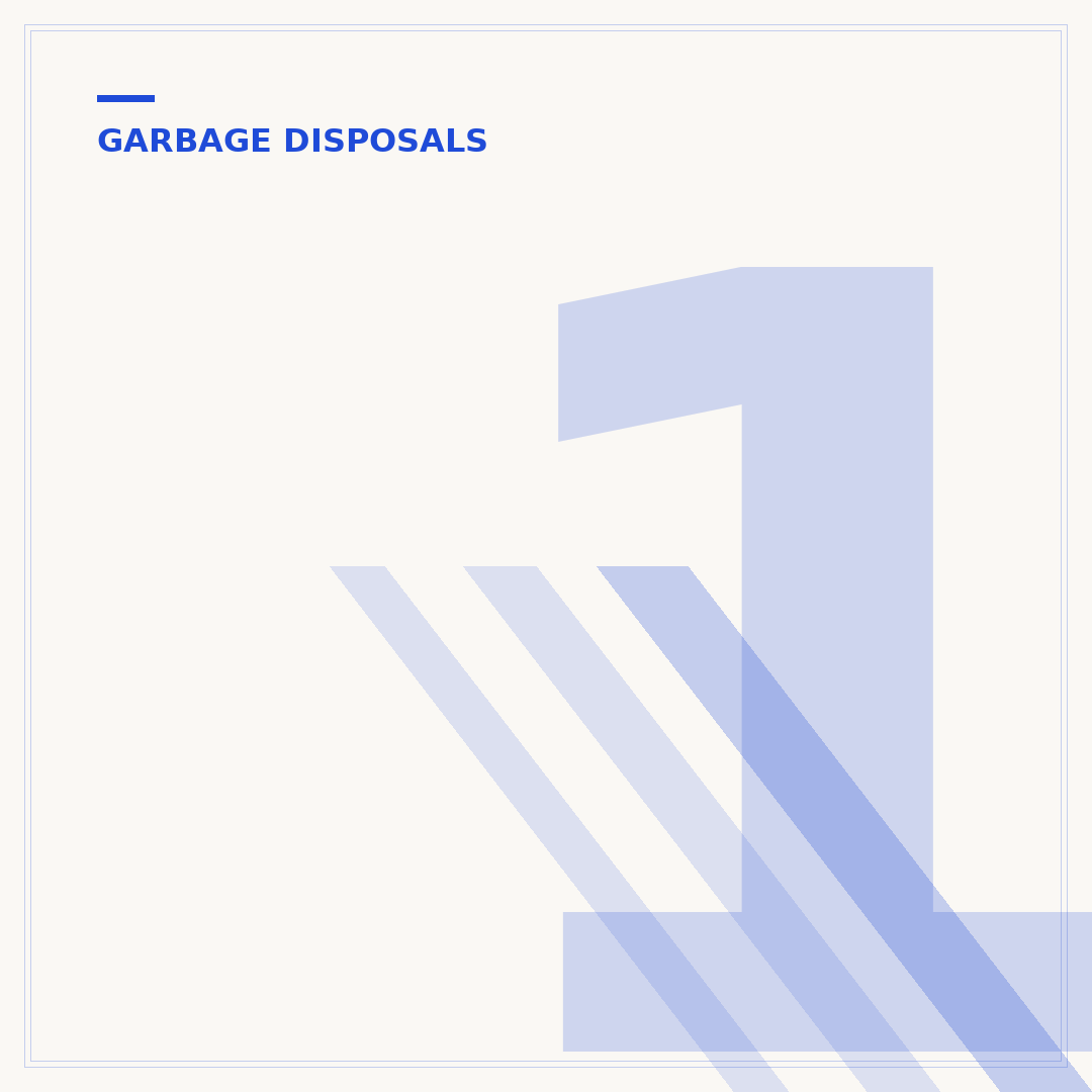 1/3 Horsepower Garbage Disposal