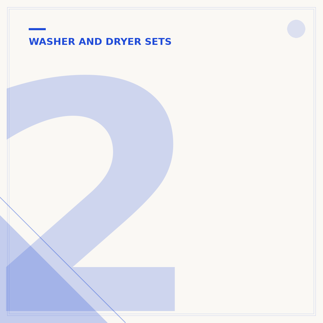 24-Inch Wide Stackable Washer and Dryer