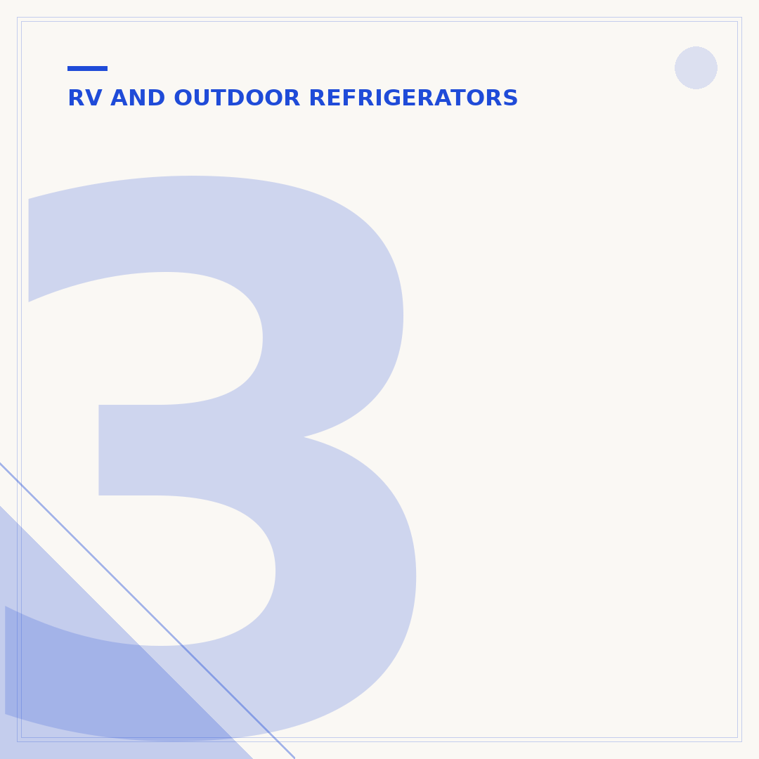3 Way Motorhome Fridges: RV Cold Storage Explained