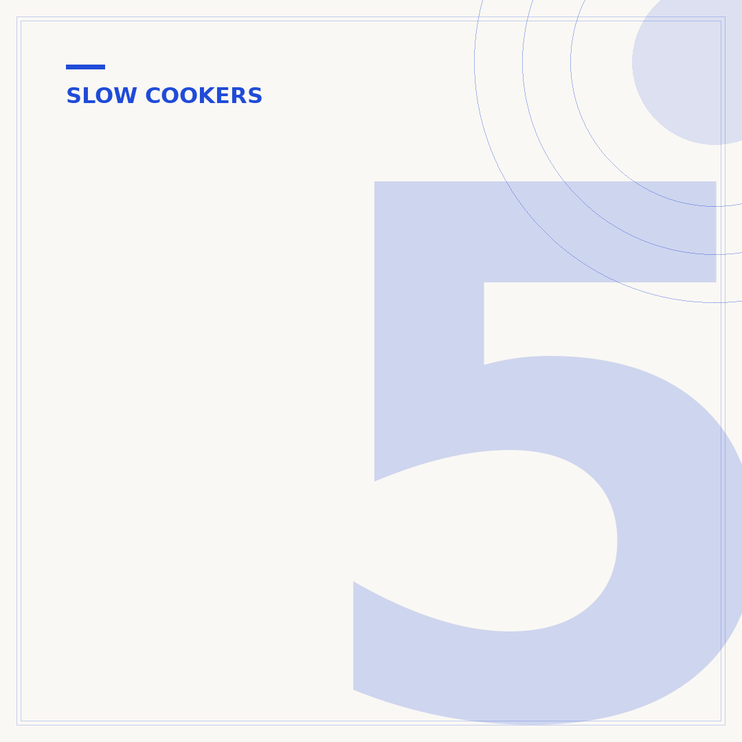 5 Quart Slow Cooker