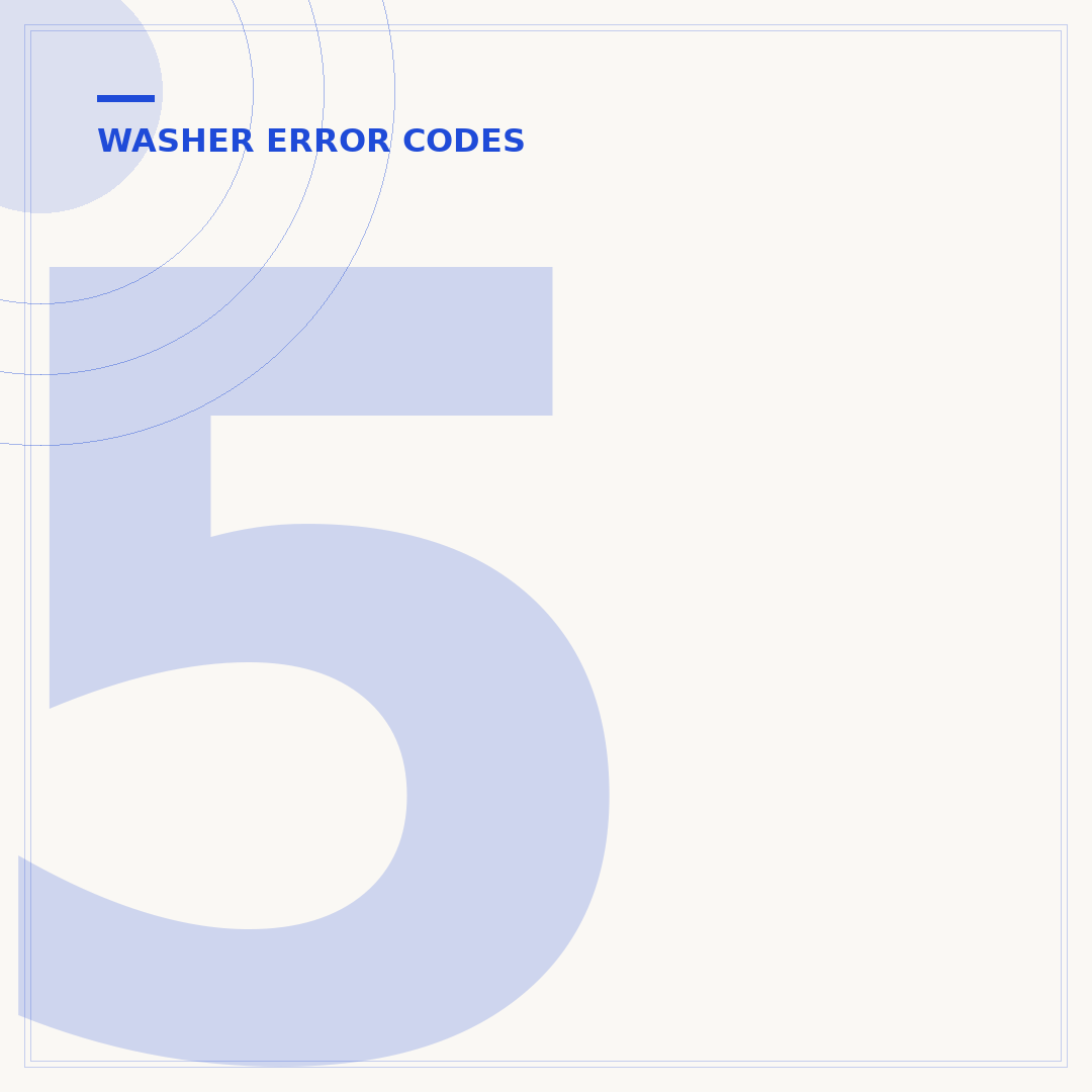 5d Washer Code: Causes, Fixes, and Prevention