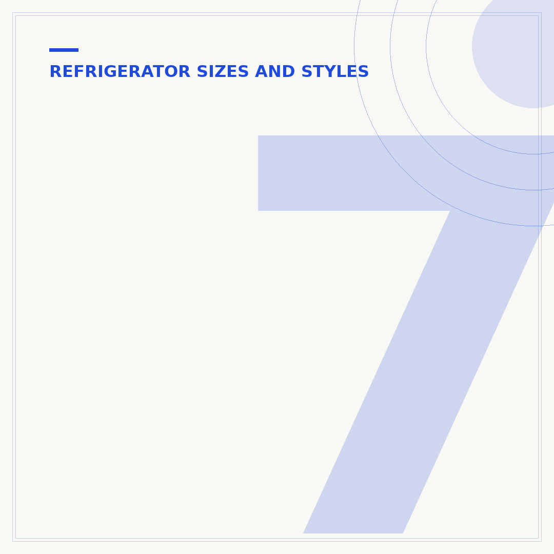 7.5 Cubic Feet Refrigerator: Size, Fit, and Features