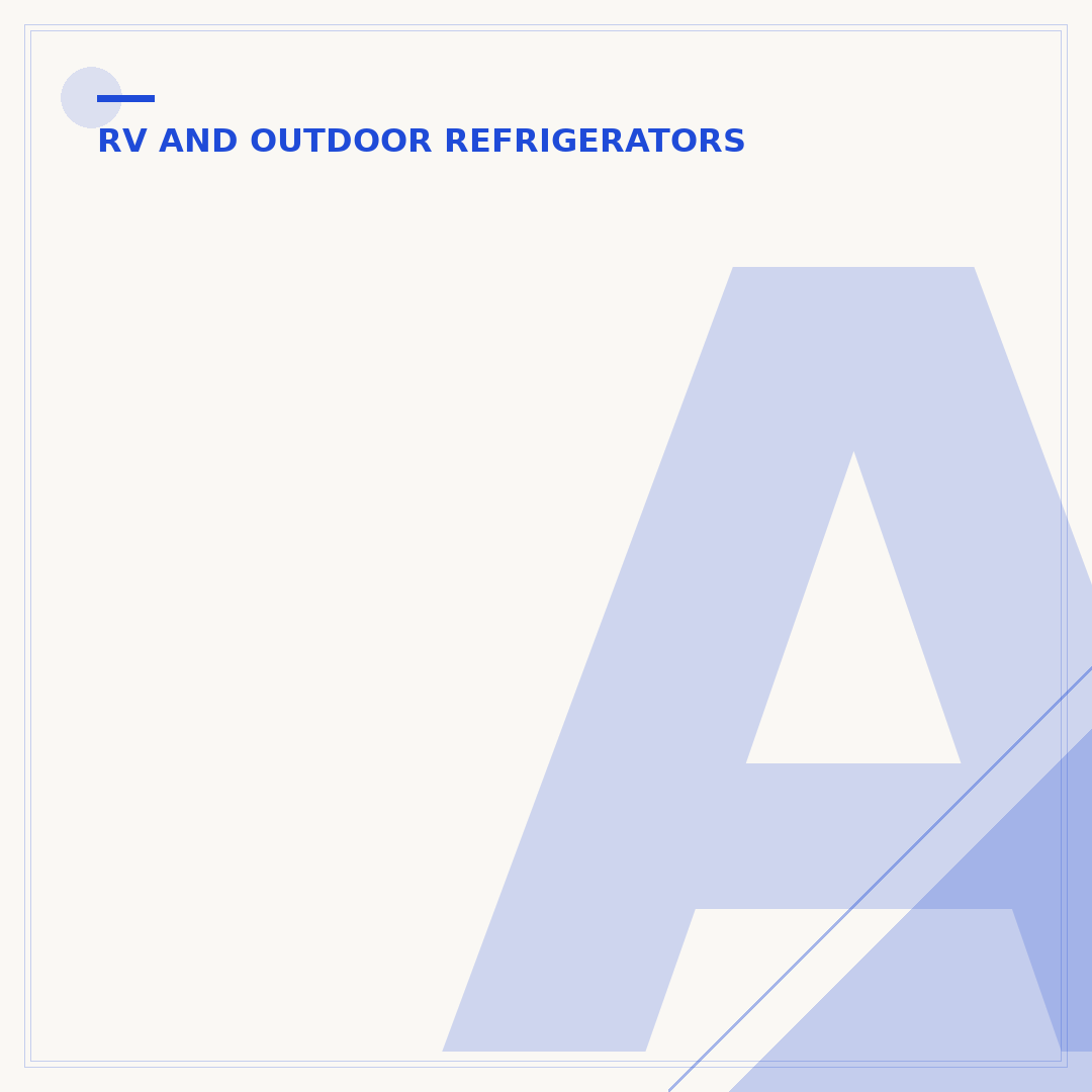 Absorption Refrigerator Explained: How It Works & Benefits