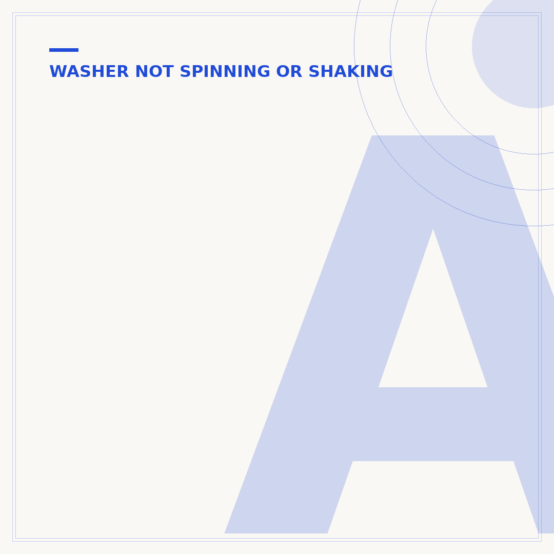 Admiral Washer Not Spinning: Troubleshooting Common Issues