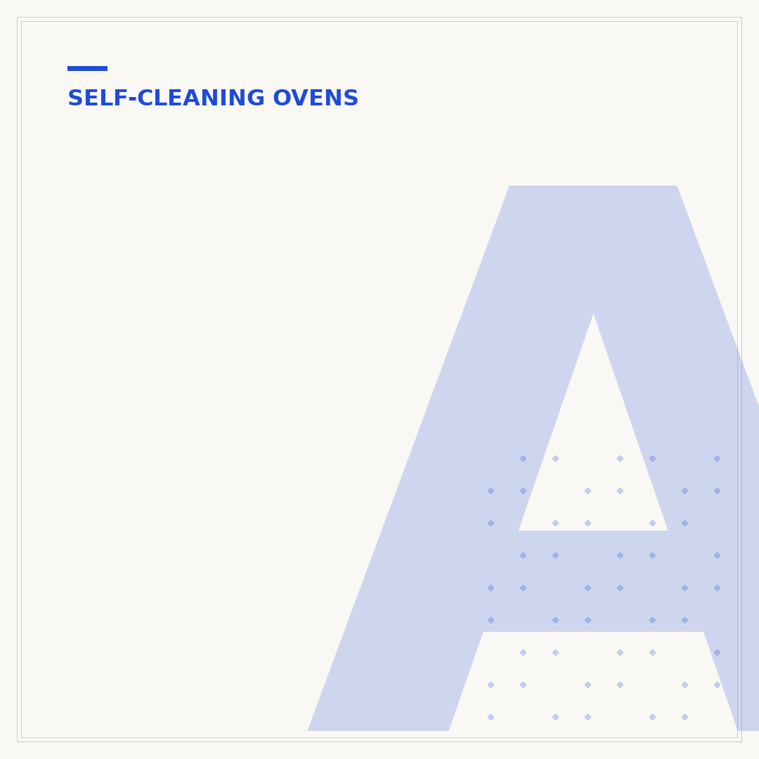 Amana Self Clean Oven: What to Know & Avoid