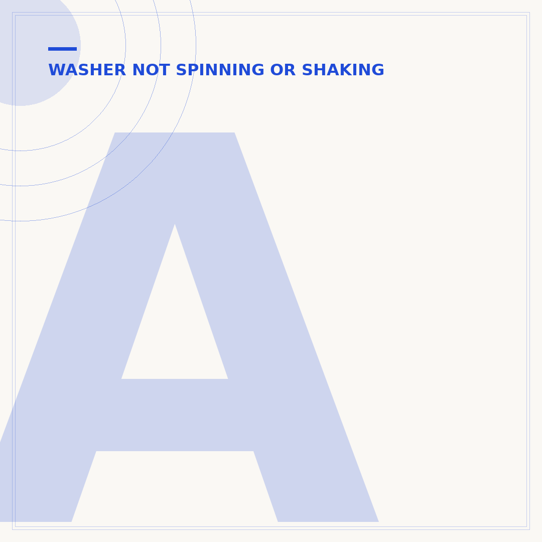 Amana Washer Not Spinning: Troubleshooting Common Issues