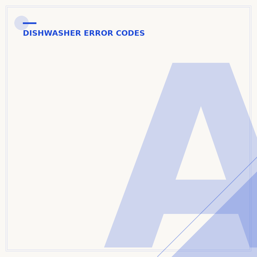 Asko Dishwasher F10 Fault: What It Means & Troubleshooting