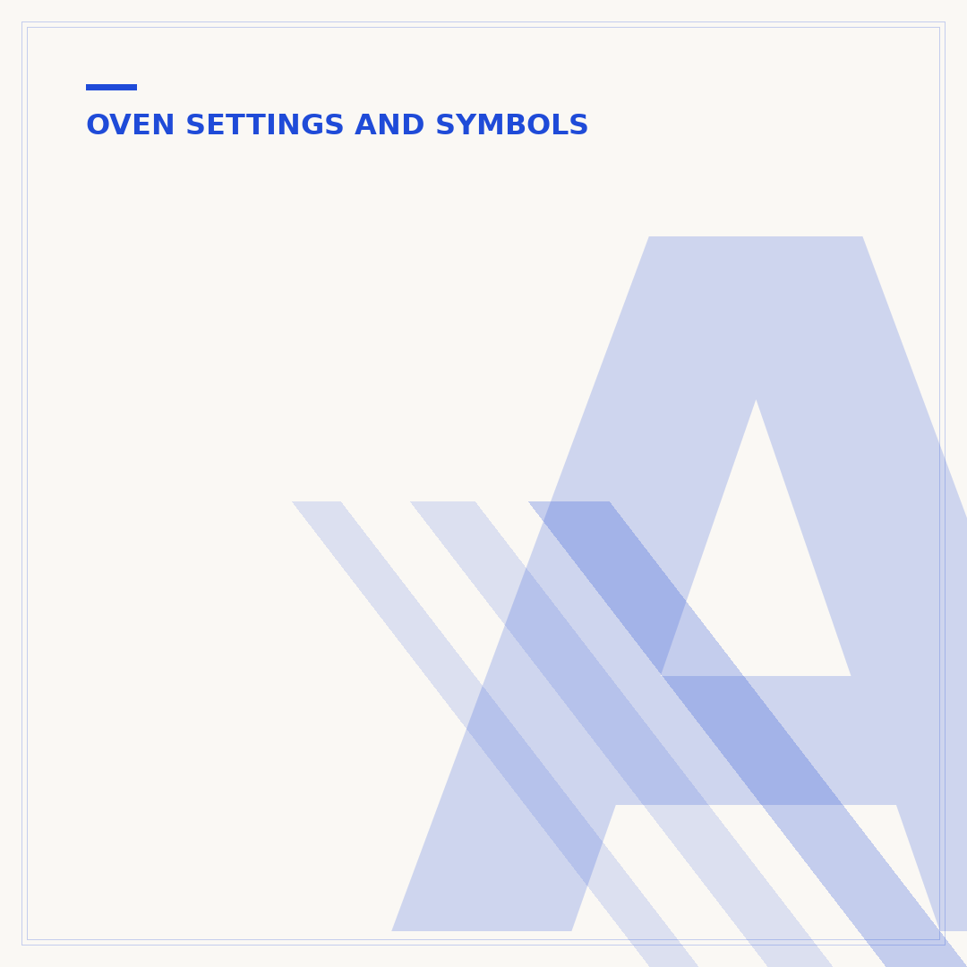 ATAG Oven Symbols Meaning: Decode Your Controls