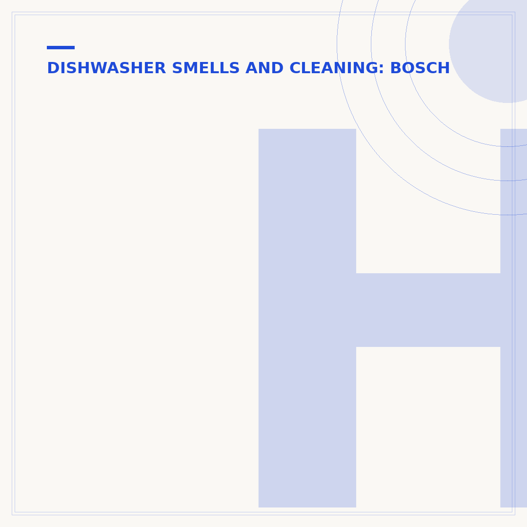 How to Clean Your Bosch Dishwasher