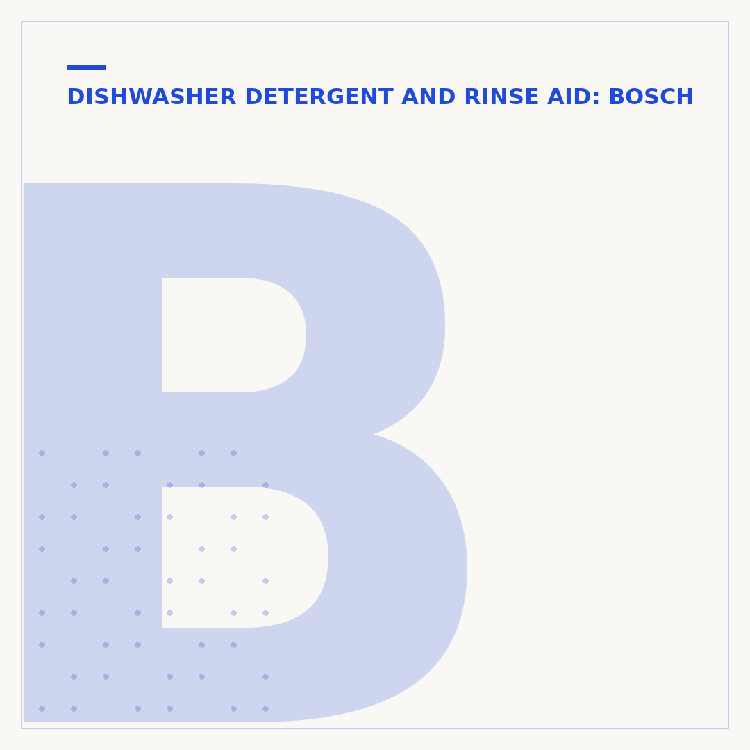 Bosch Dishwasher Salt Symbol: What It Means & How to Fix