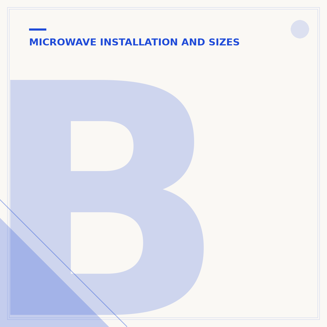 Built-In Convection Microwaves: Features and Advantages