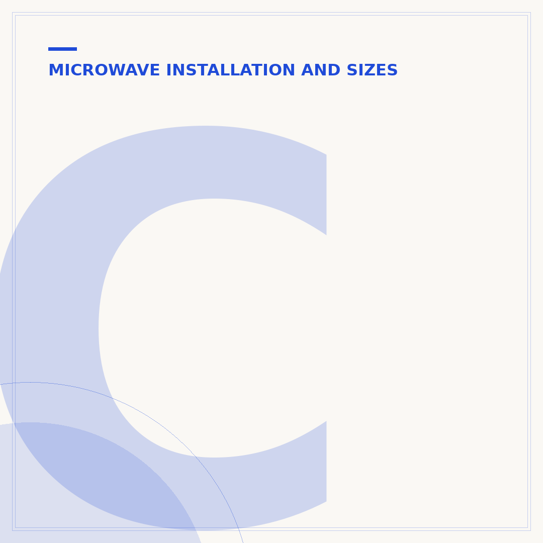Cabinet Depth Microwave