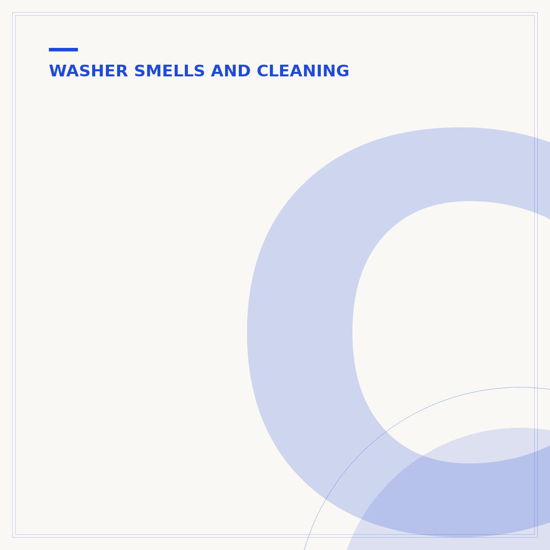 Clean Washer: How to Remove Odors & Buildup
