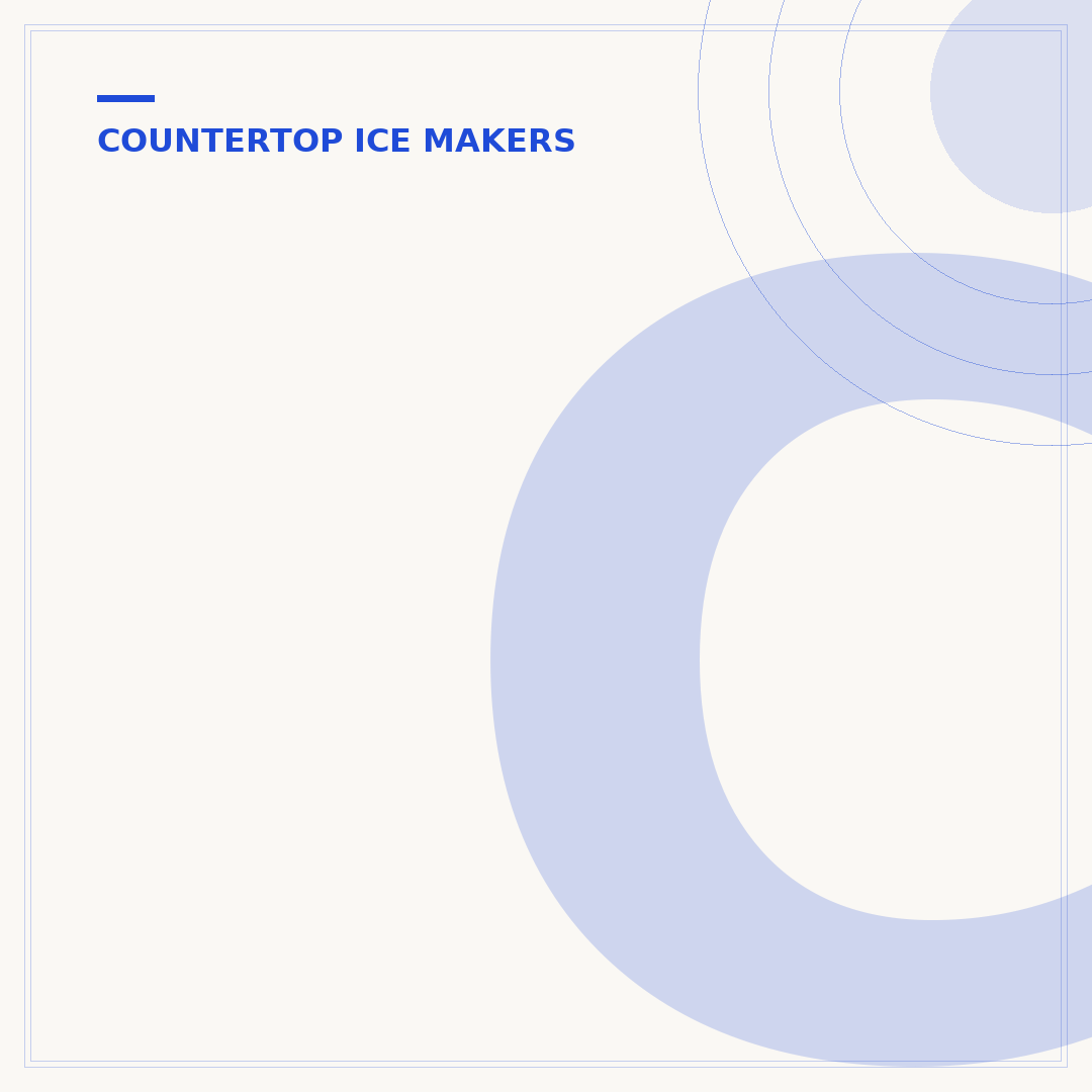 Countertop Ice Maker Not Making Ice