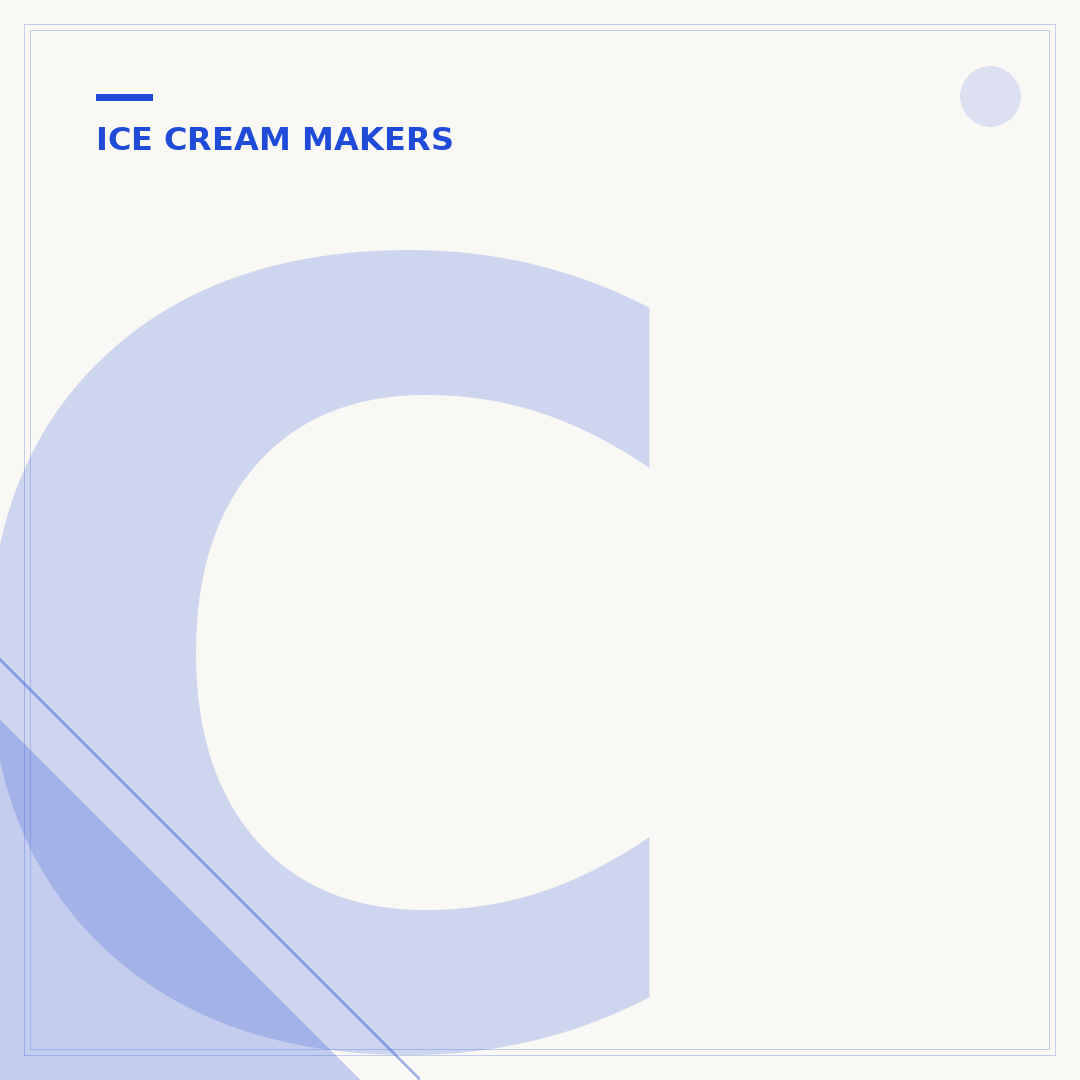 Cuisinart 100 Ice Cream Maker