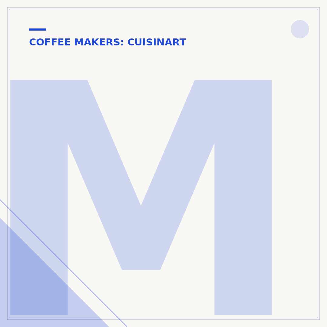 Manual for Cuisinart Coffee Maker with Grinder