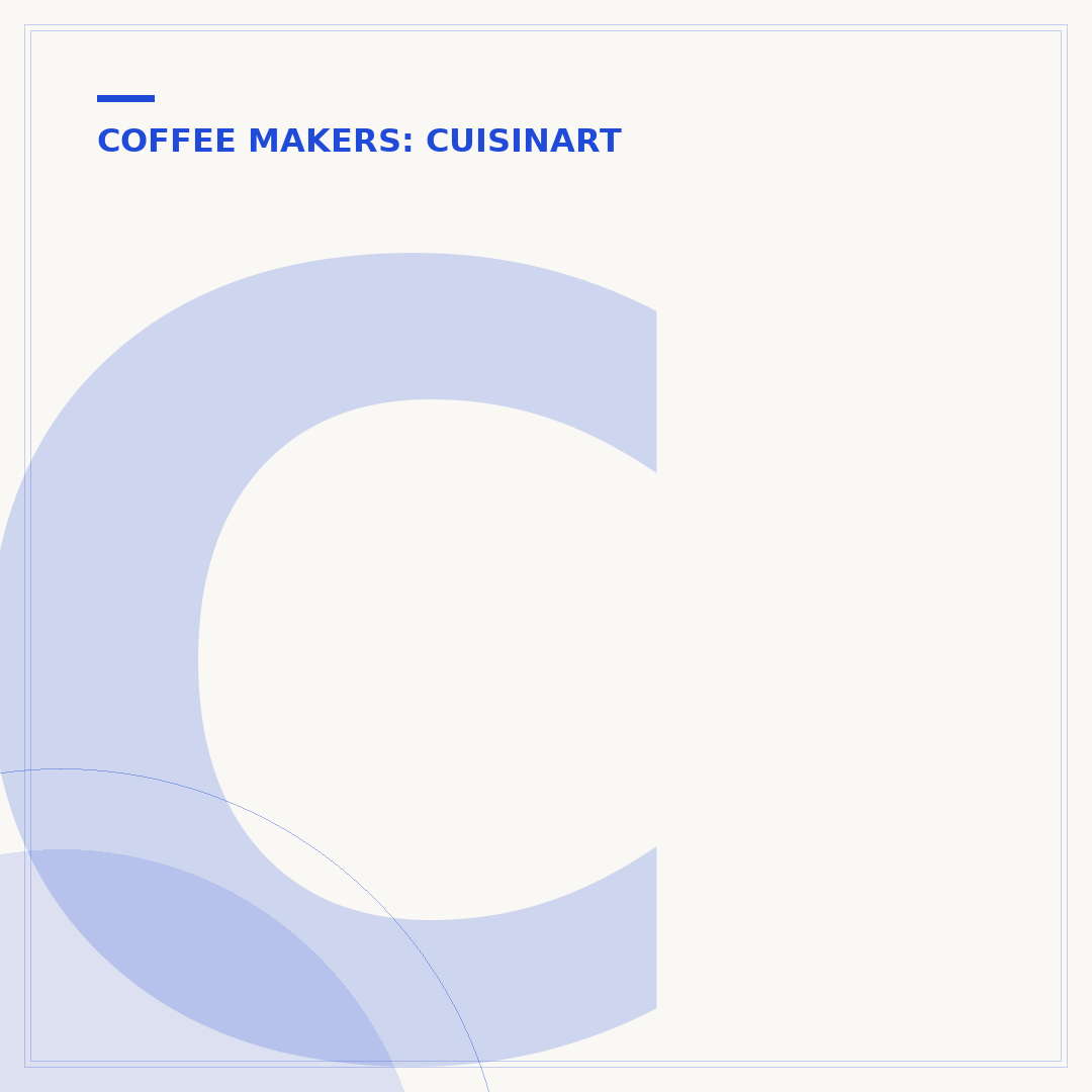 Cuisinart Coffee Maker DCC 1200: Features & Review