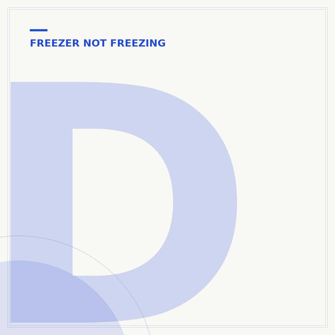 Deep Freezer Not Working But Light Is On