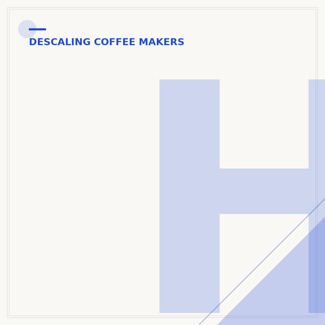 How to Descale Your Breville Coffee Maker