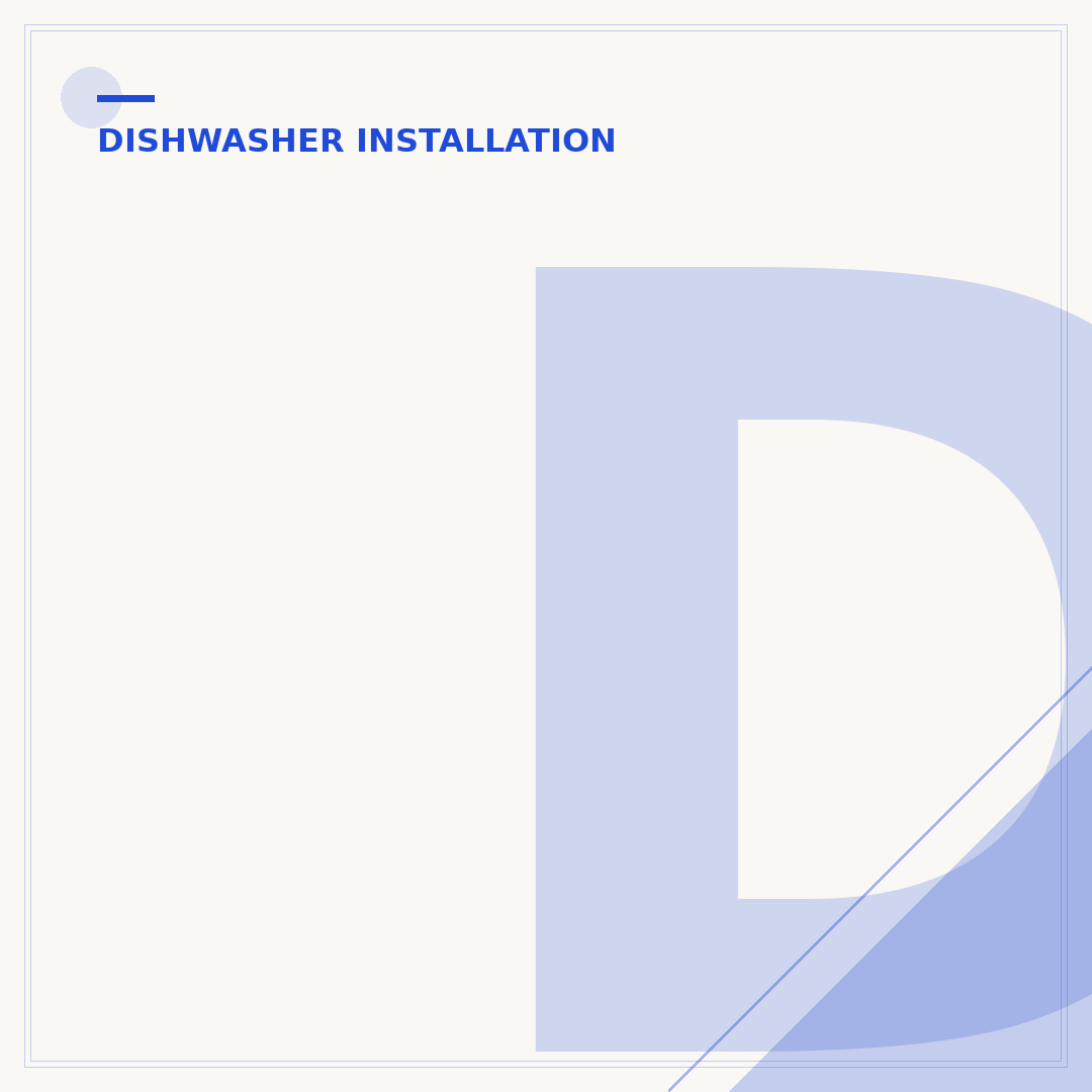 Dishwasher Mounting Bracket: Installation and Use