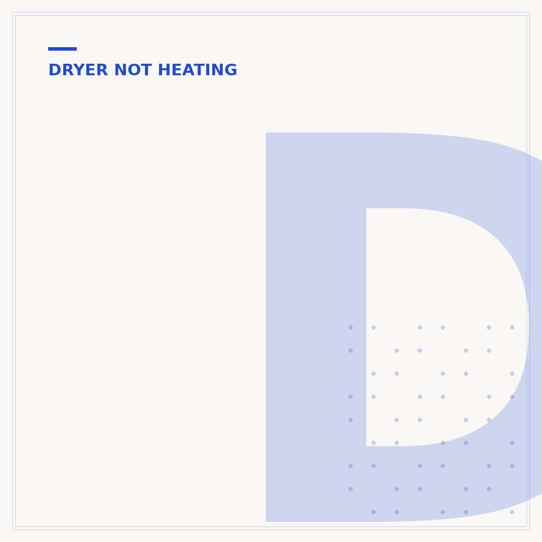 Dryer Heats Up But Won't Spin: Common Causes & Fixes