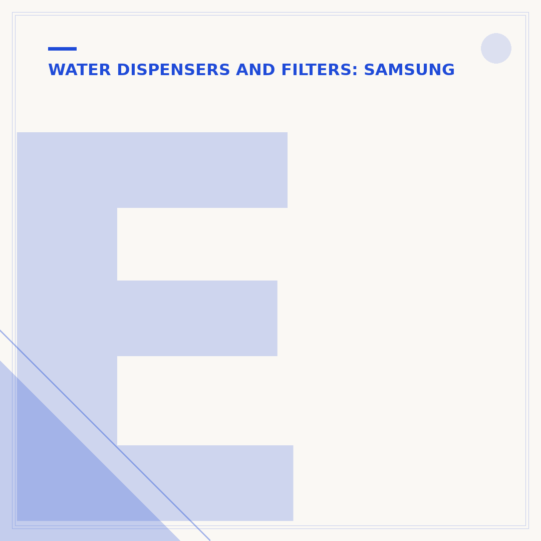 Earthsmart Samsung Refrigerator Replacement Filter 102621