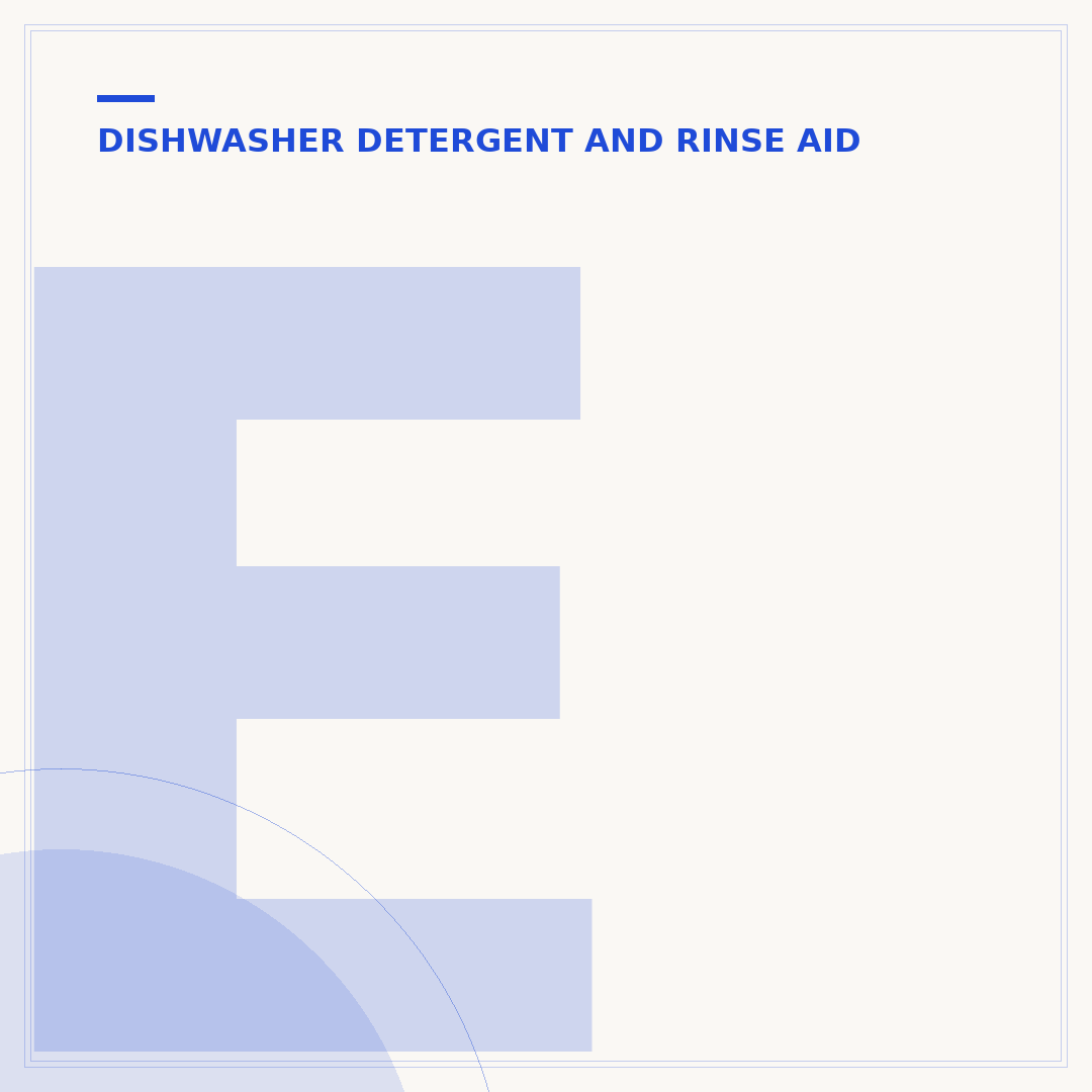 Environmentally Friendly Dishwasher Detergent