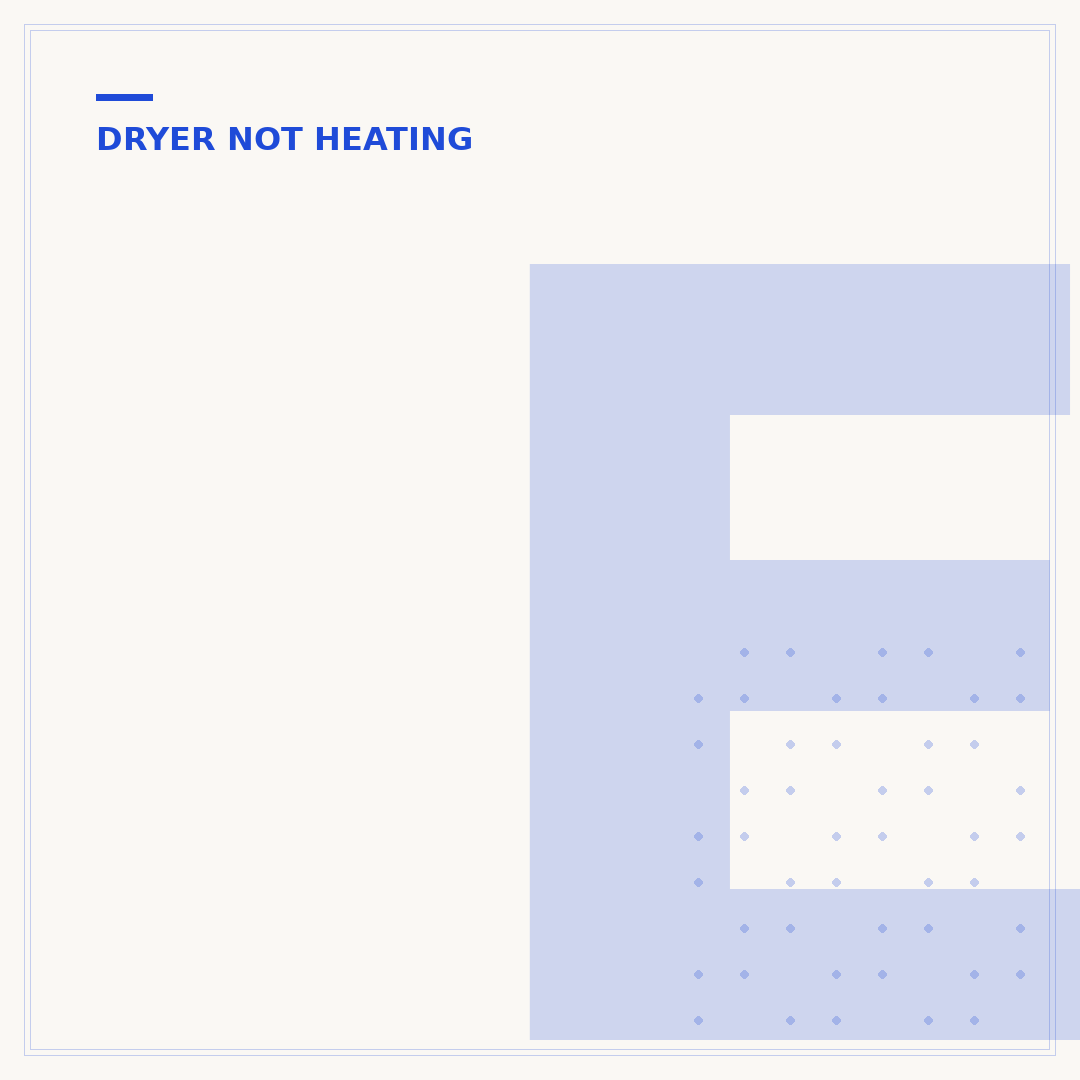Electric Dryer Not Heating Up: Causes & Troubleshooting