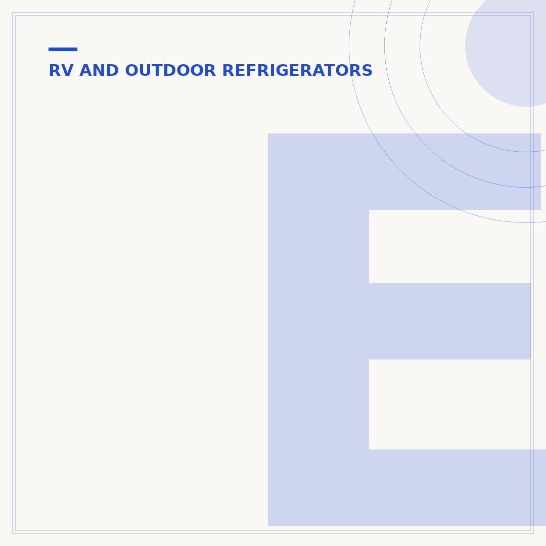 Electric RV Refrigerator