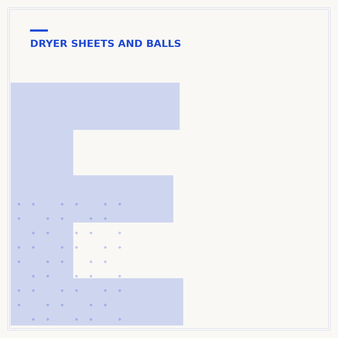 Environmentally Friendly Dryer Balls