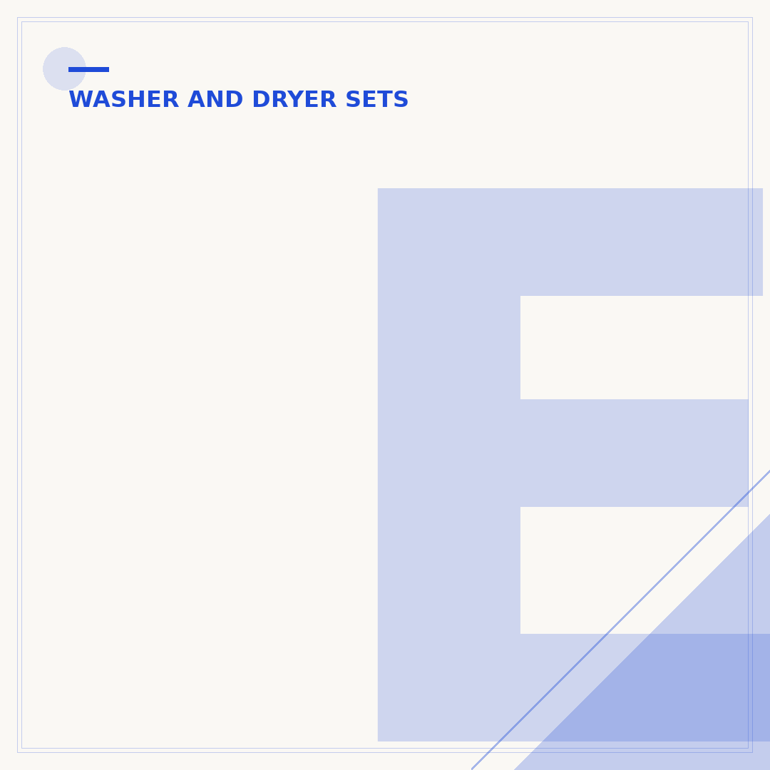European Washer Dryer Appliances Explained