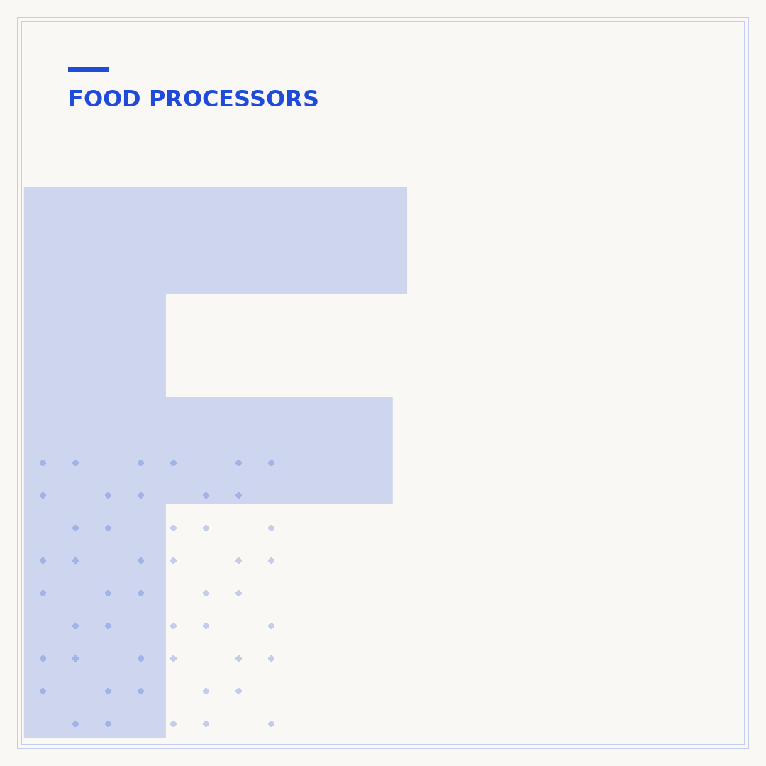 Food Processor Shredding Disc