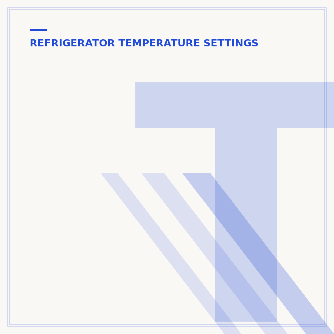 The Perfect Freezer Temperature