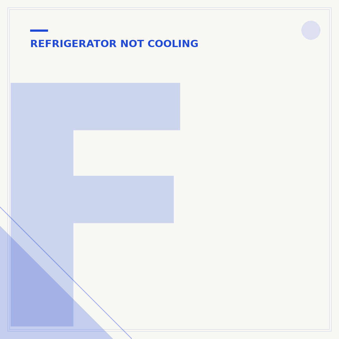 Fridge Running But Not Getting Cold: Causes & Fixes