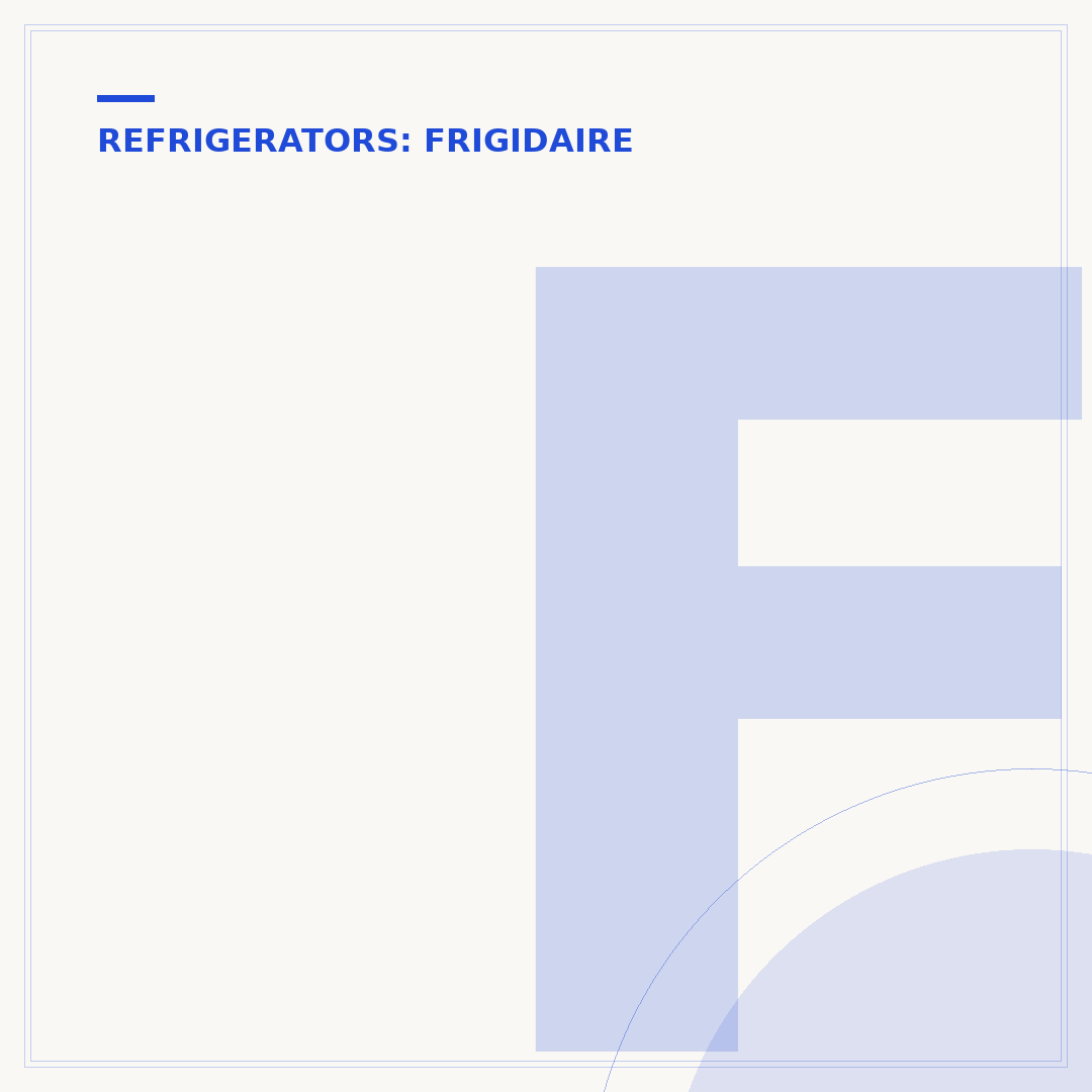 Frigidaire Double Door Refrigerators: Types & Features