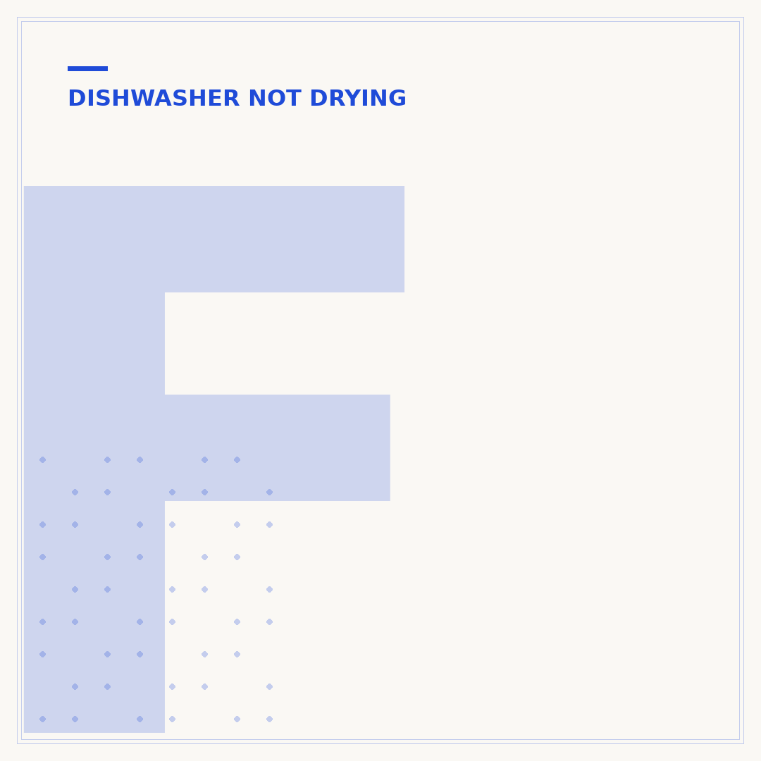 Frigidaire Gallery Dishwasher Not Drying