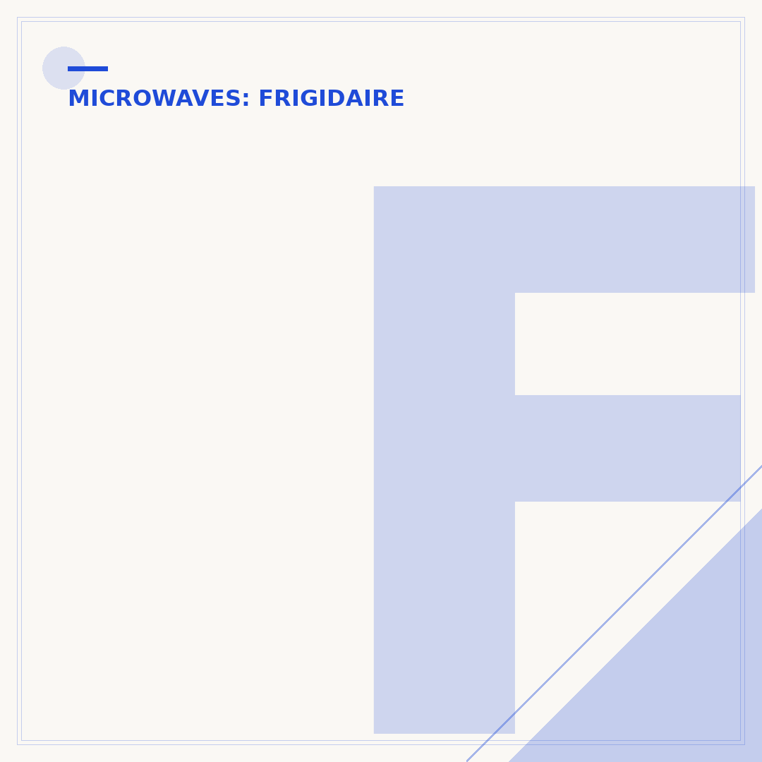 Frigidaire Over Stove Microwave