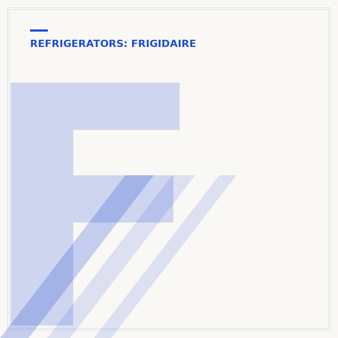 Frigidaire Refrigerator Flashing H