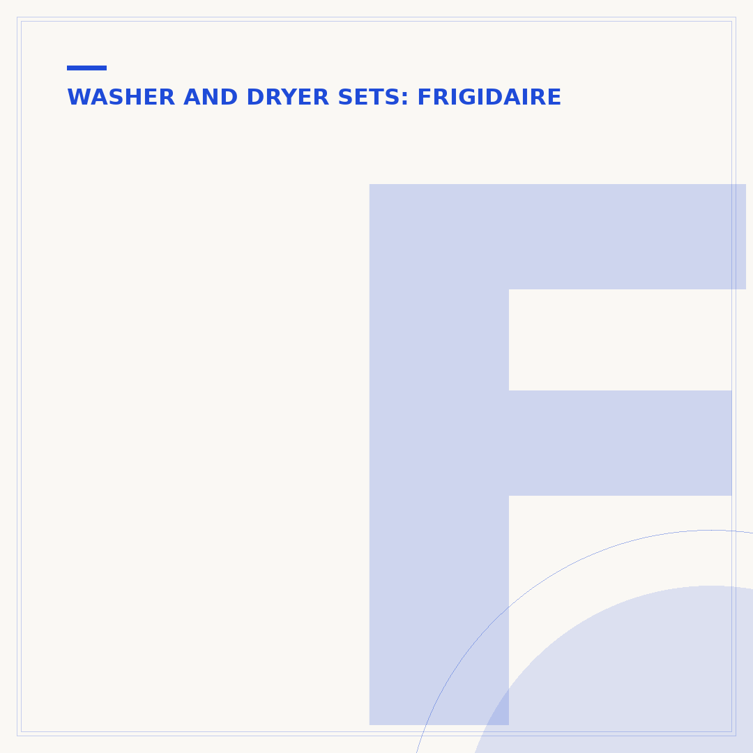 Frigidaire Washer Dryer Combo: Features & Benefits