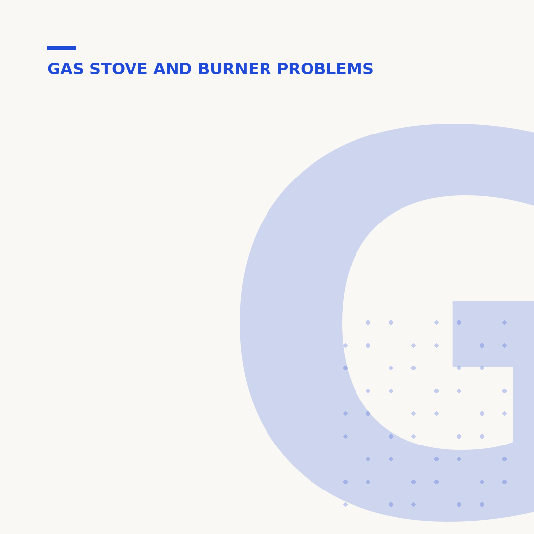 Gas Stove Burner Not Lighting: Troubleshooting Steps
