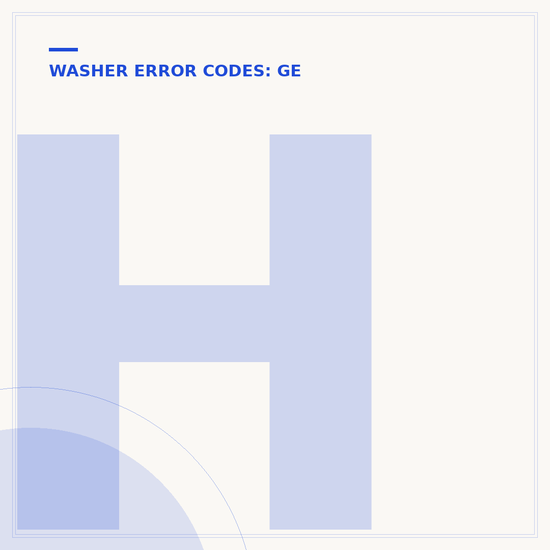 How to Reset a GE Front Load Washer Door Error