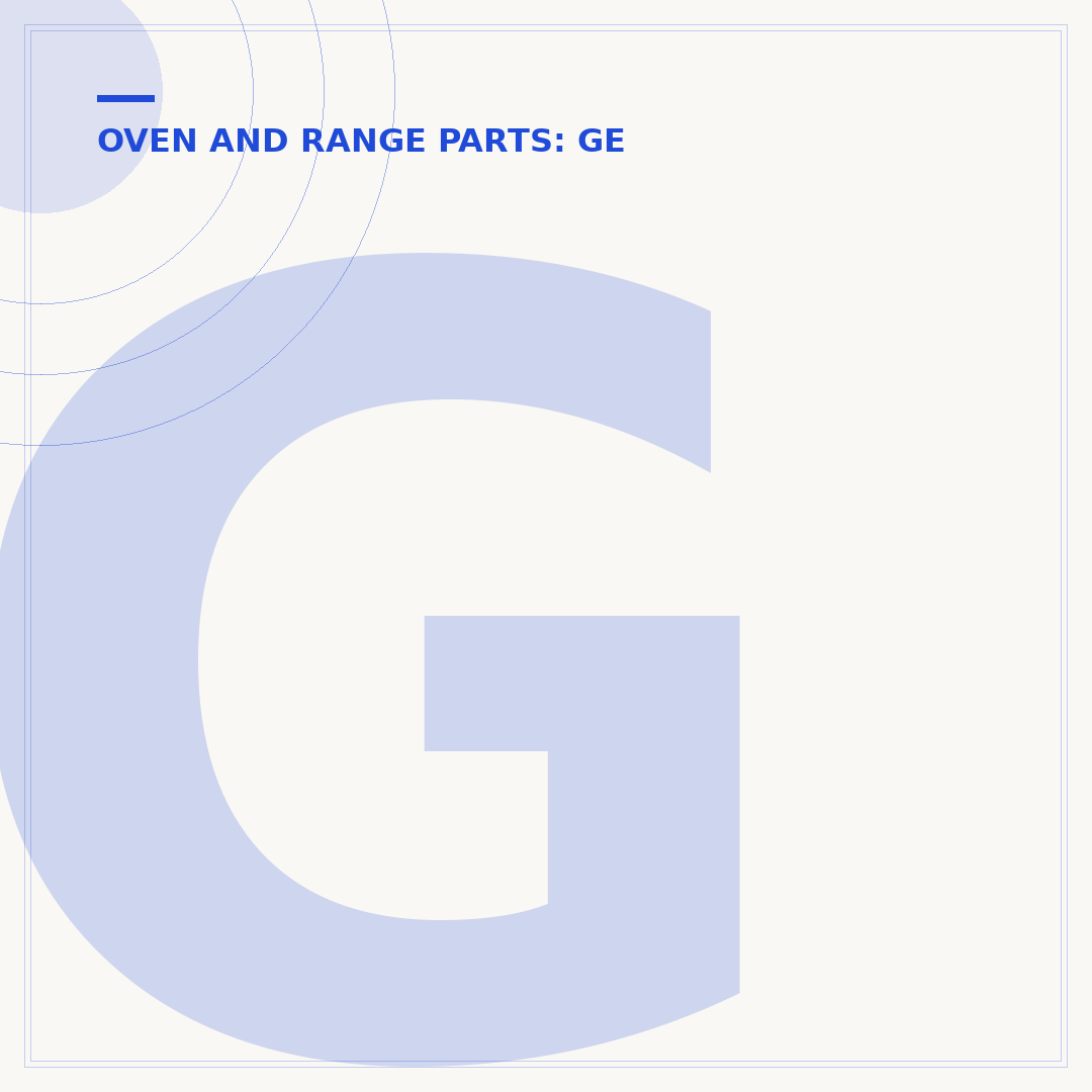GE Gas Cooktop Replacement Knobs: Find Your Fit