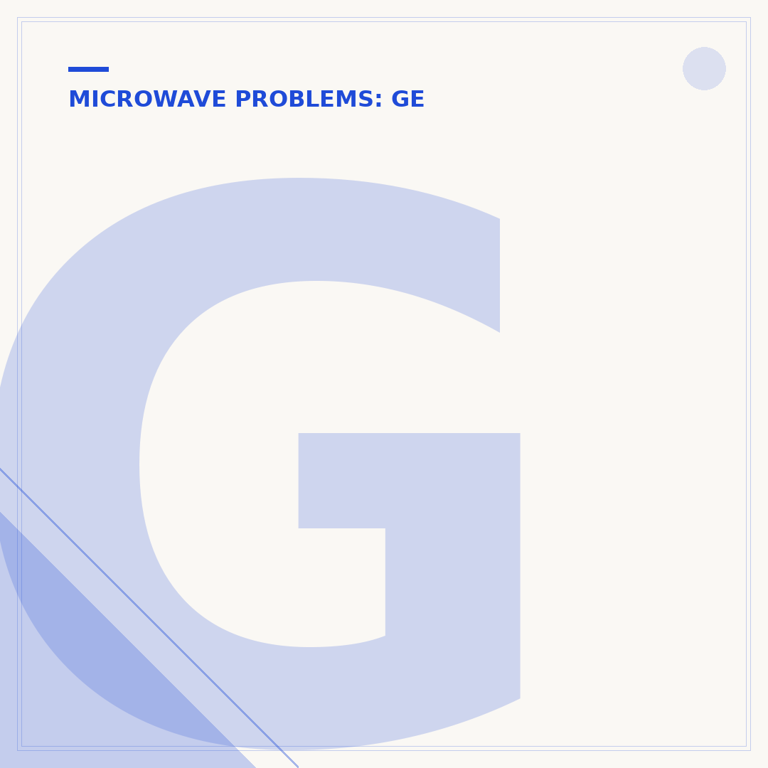 GE Microwave Door Switch: Troubleshooting & Replacement