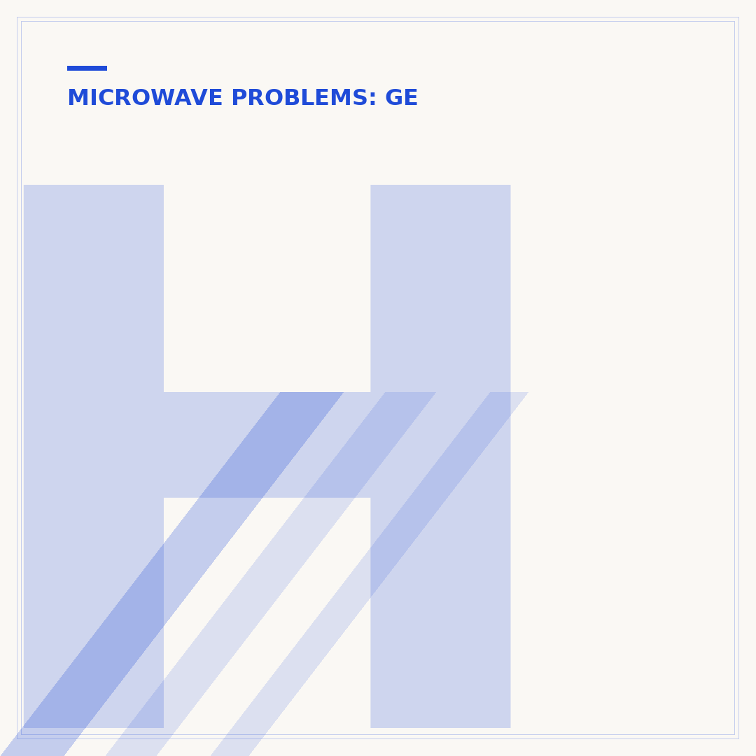 How to Reset a GE Profile Microwave Filter