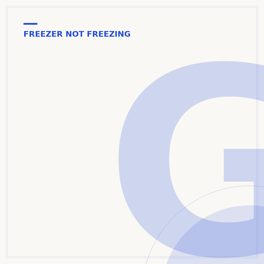 GE Profile Refrigerator Freezer Not Freezing: Fixes & Causes