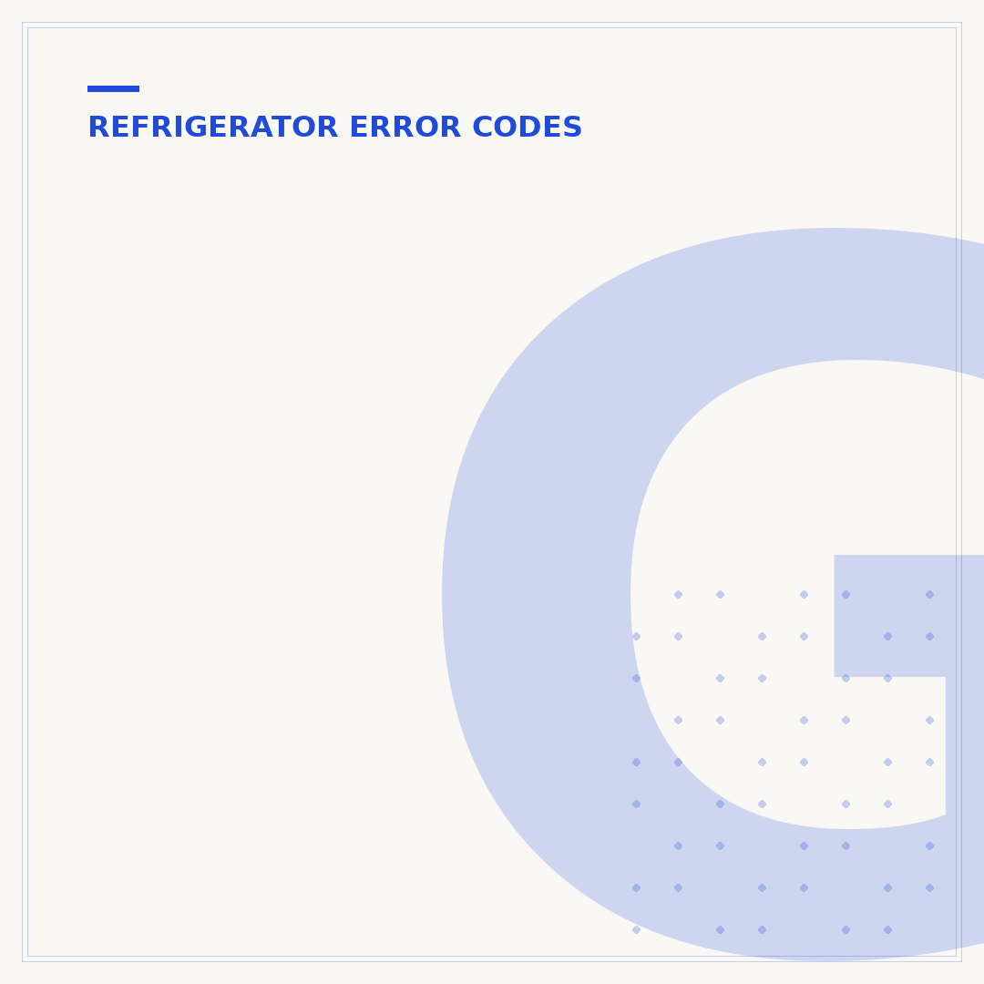 GE Refrigerator Water Filter XWFE Error