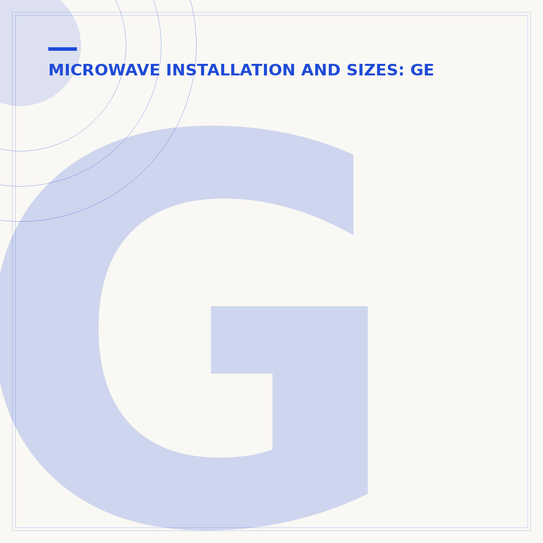 GE Under Cabinet Microwave: Space-Saving Kitchen Solutions