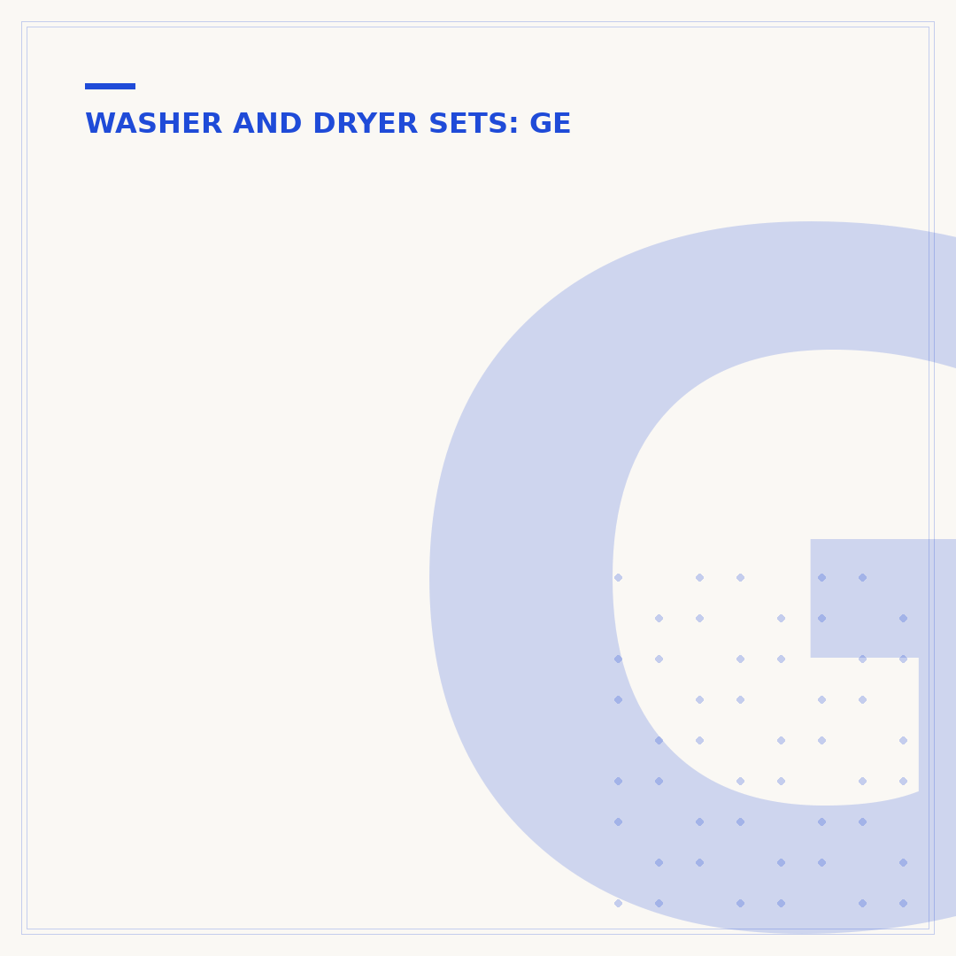 GE Washer Dryer Combo Fault Code 18