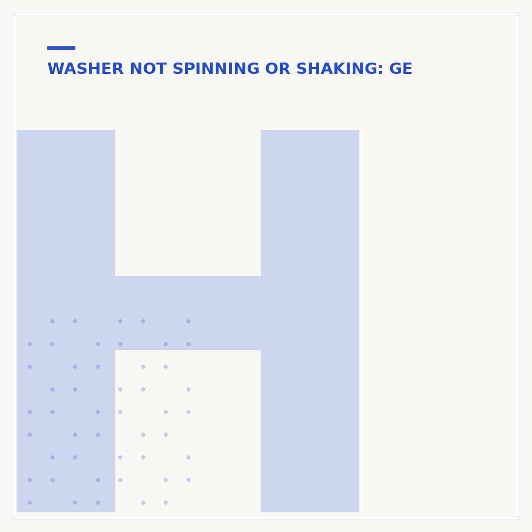 How to Reset GE Washer Not Spinning