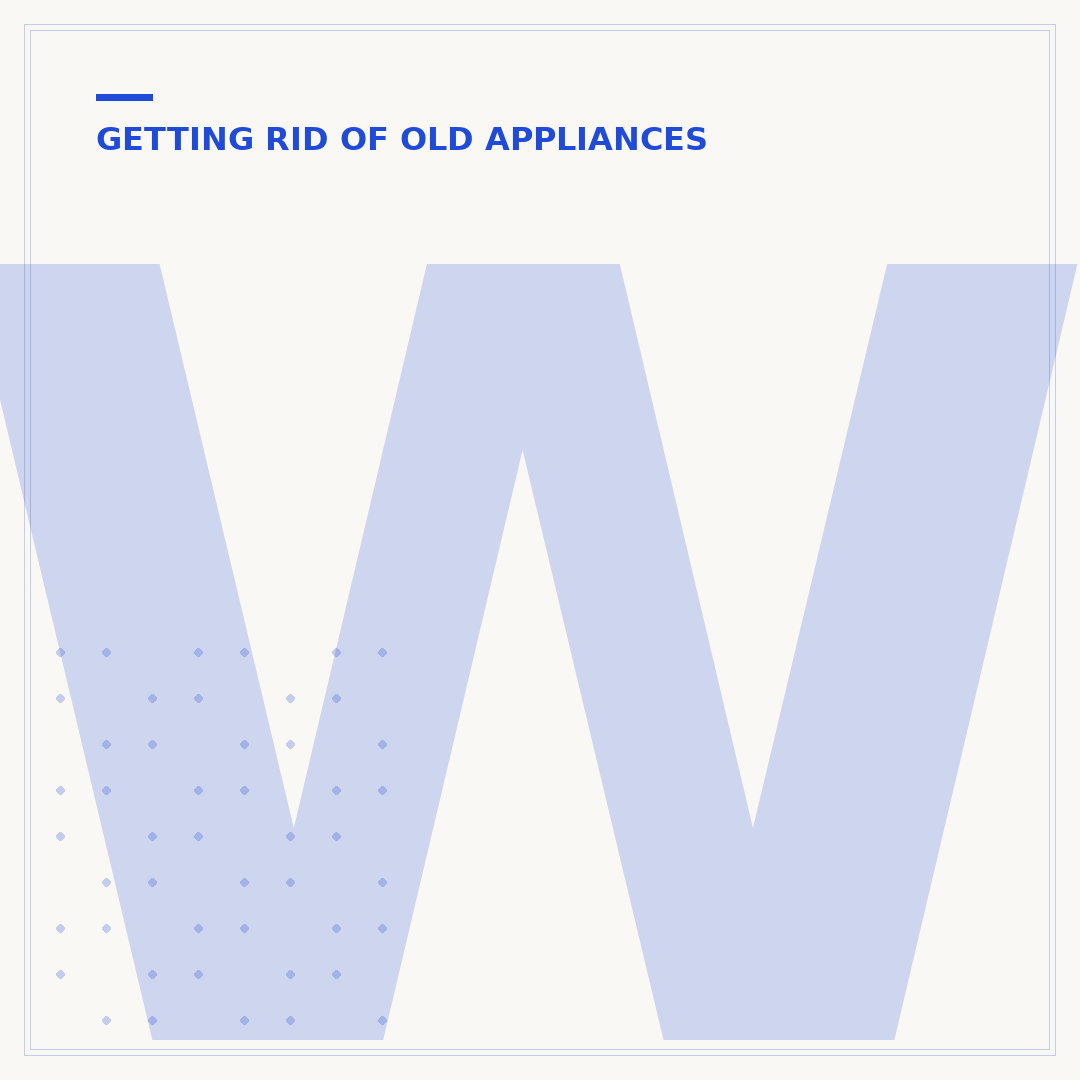 Where to Get Rid of Old Appliances Responsibly